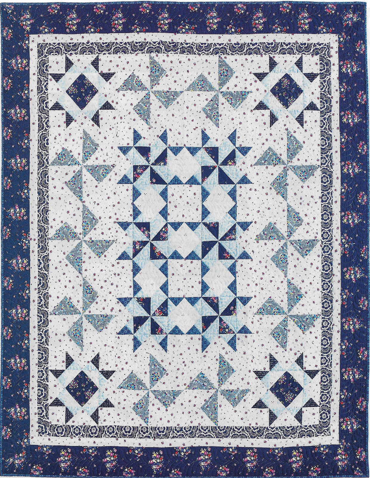 Coastal Breeze Quilt quilting pattern instructions