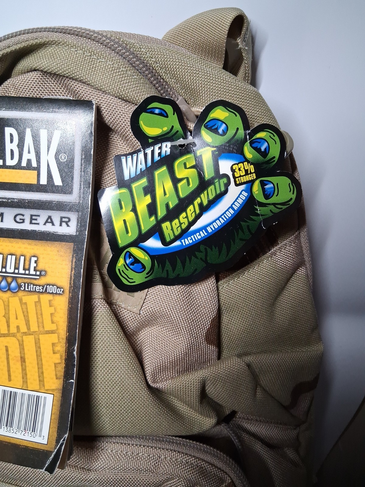 CAMELBAK MAX Gear MULE Hydration 3L 100oz BEAST Desert CAMO Backpack NWT