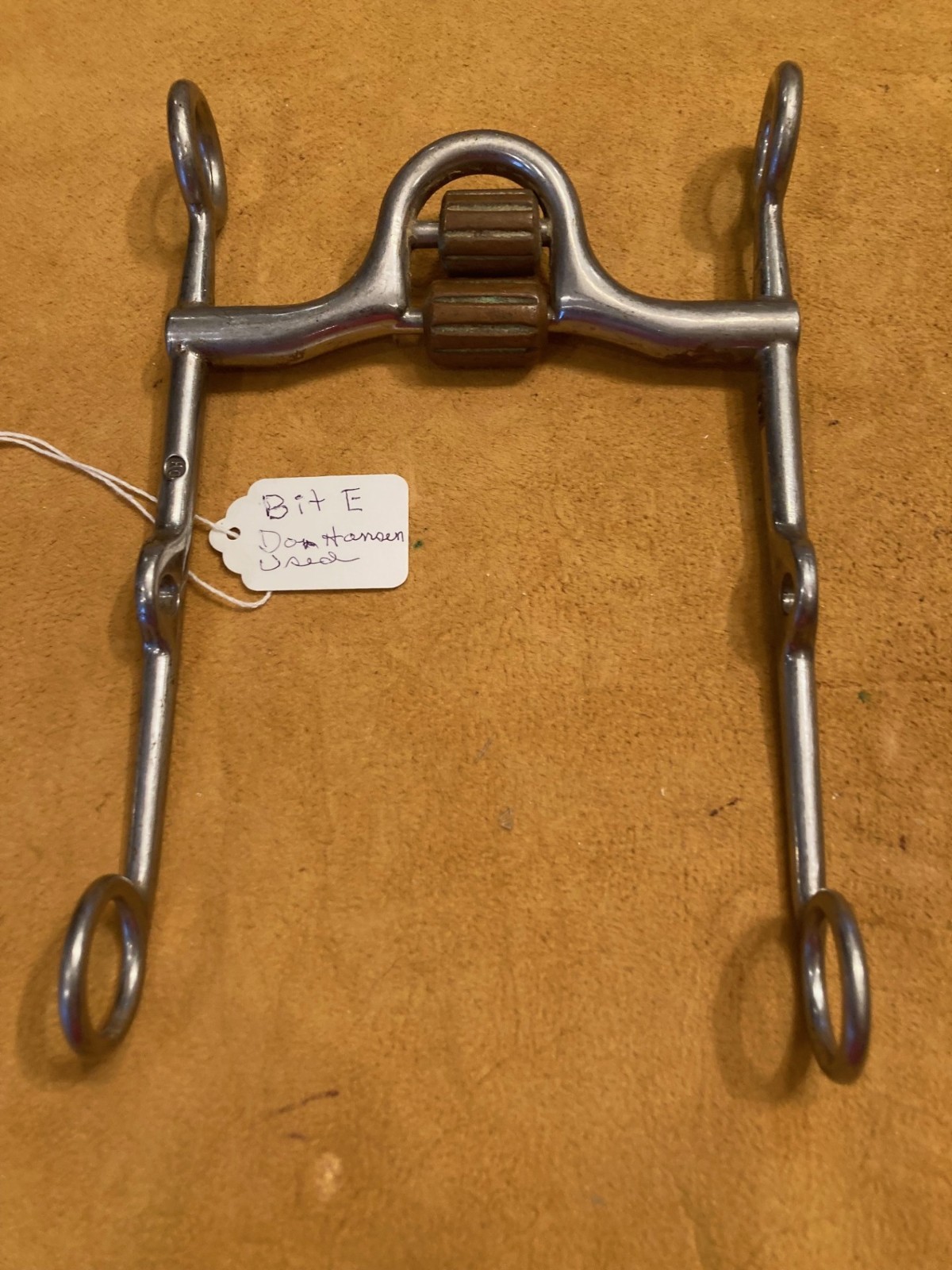 Don Hansen English curb with double copper roller