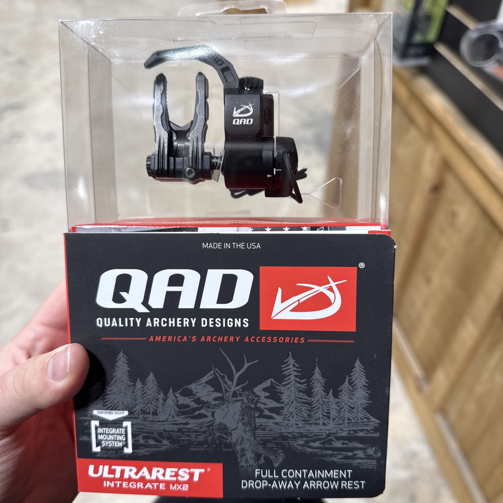 QAD Ultrarest Integrate MX2 Black RH