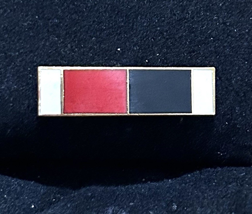 Small Hat Pin Army Navy Occupation Ribbon