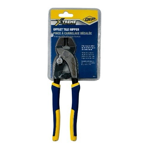 QEP Offset Tile Nipper for Ceramic and Porcelain Tiles up to 5/16" Thick *Scuffs