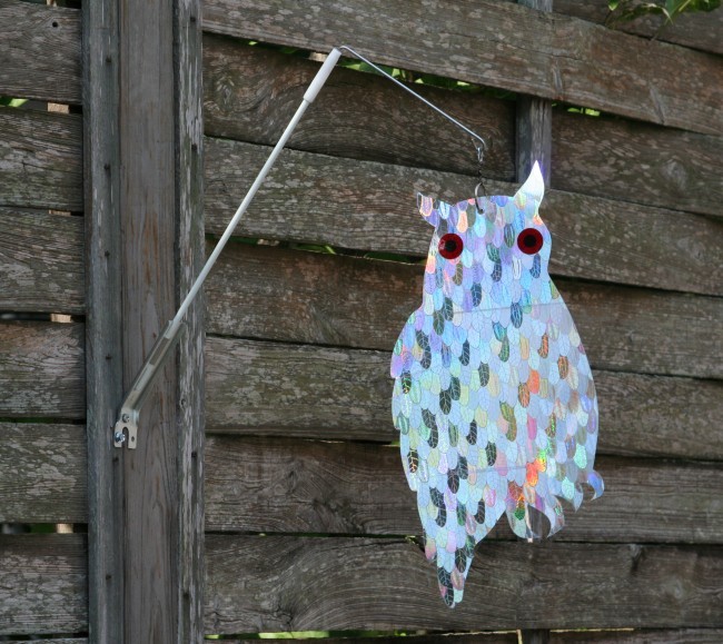 BirdsGottago Holographic Owl  & Swivel Bracket- Woodpecker Scare System