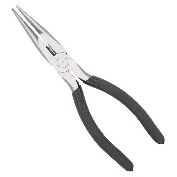 Vulcan Tools Plier, 8 in OAL, 1.6 mm Cutting Capacity, 5 cm Jaw Opening, Black
