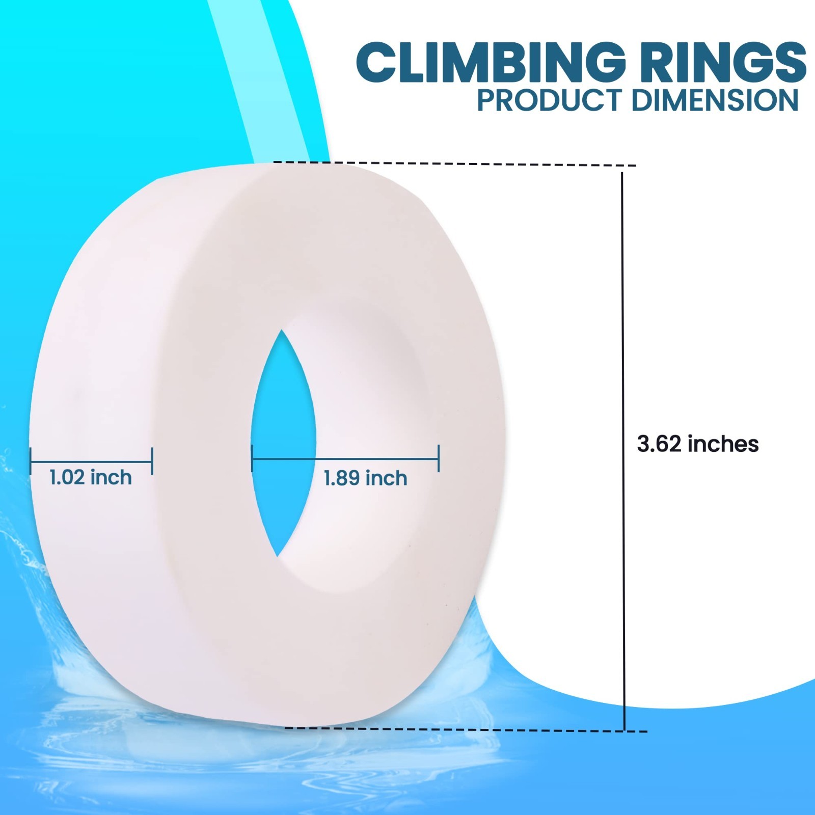 6 Pack Automatic Pool Cleaner Parts - Timing Track & Climbing Ring Kit for Robot