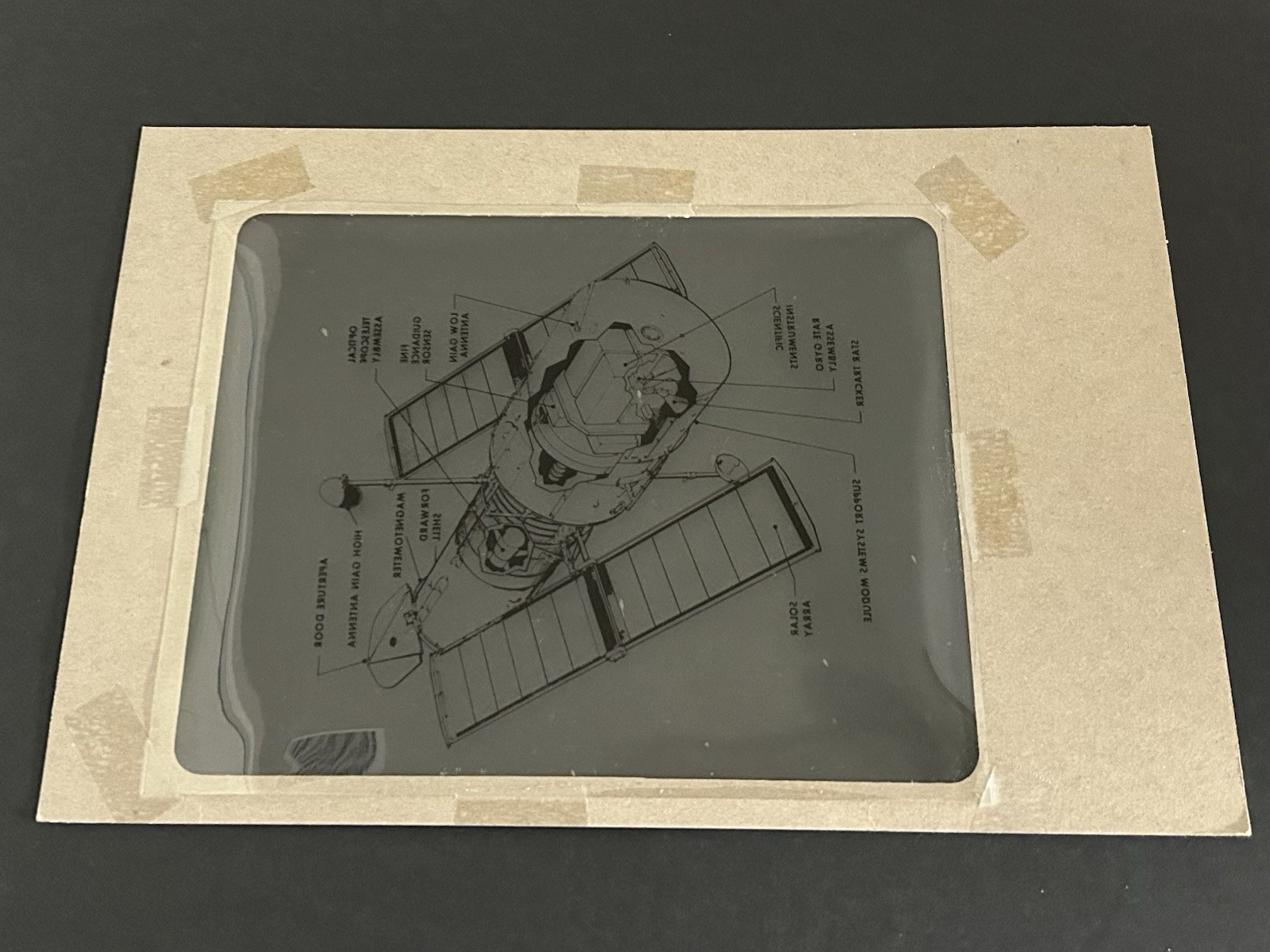 1978 NASA KSC Shuttle Space Telescope Satellite Presentation Transparency-160