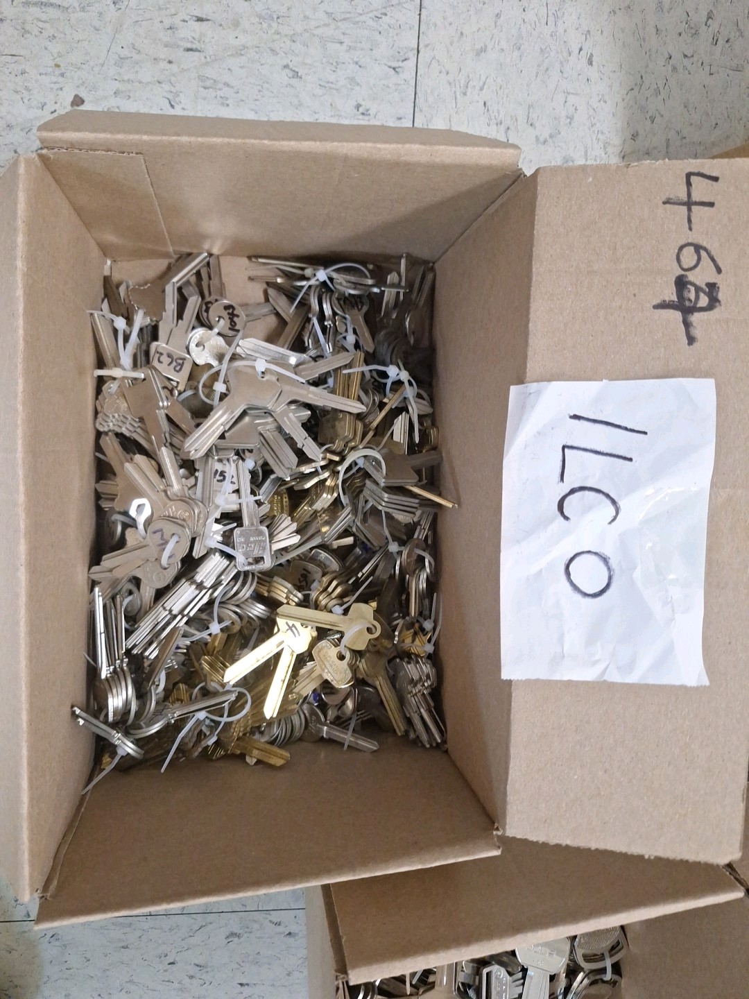 Key Manufacturer: Ilco.                           Large bulk of  Key Blanks