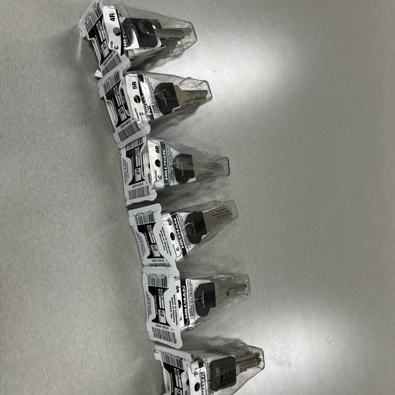 Hillman Uncut Key Blanks 4R, 5R, 6R 7R Lot Of  34 Keys Lot  1