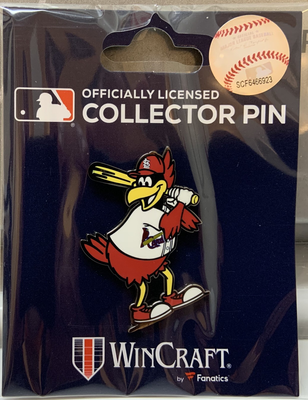 ST. LOUIS CARDINALS FREDBIRD MASCOT COLLECTOR PIN NEW WINCRAFT