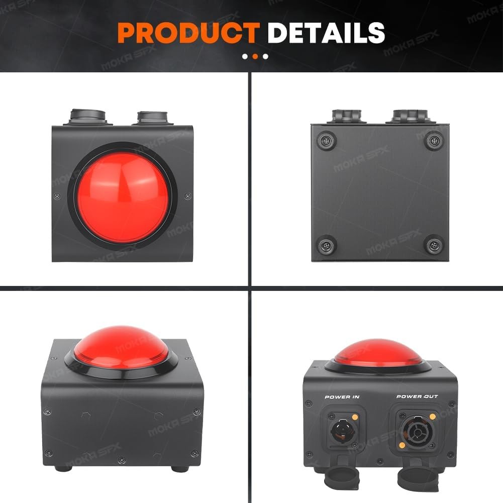 MOKA SFX Power Controller Red Button Mini Console Stage Effect Machine Portab