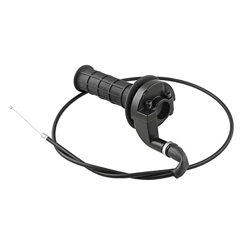 Throttle Handle Grip Cable, 47Inches Fuel Seat Handle Throttle Cable Throttle