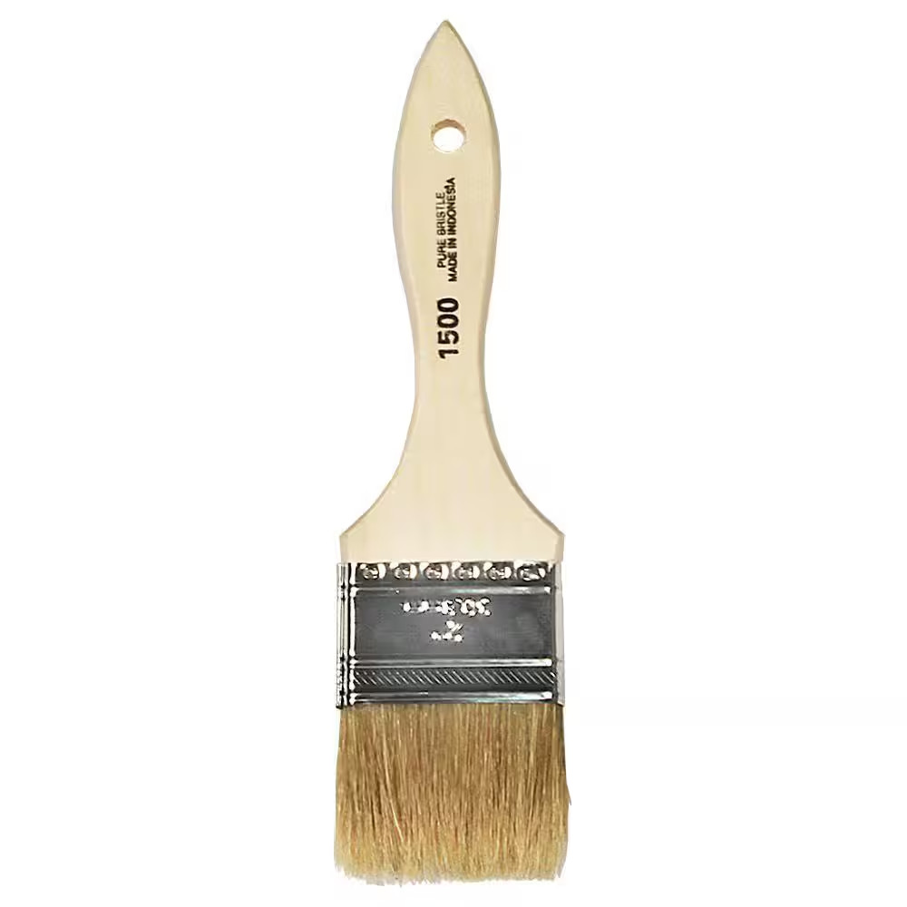 Premium 2-Inch Flat Chip Brush for Painting and Crafting Projects