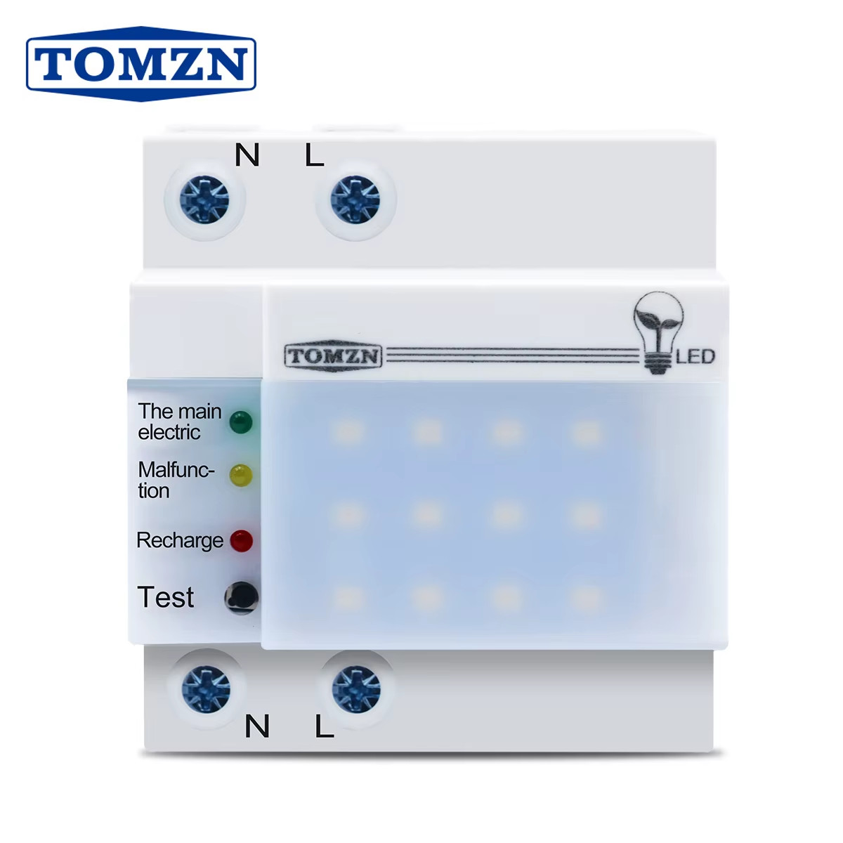 DIN rail socket 230V LED Rechargeable emergency light home mobile emergency ligh
