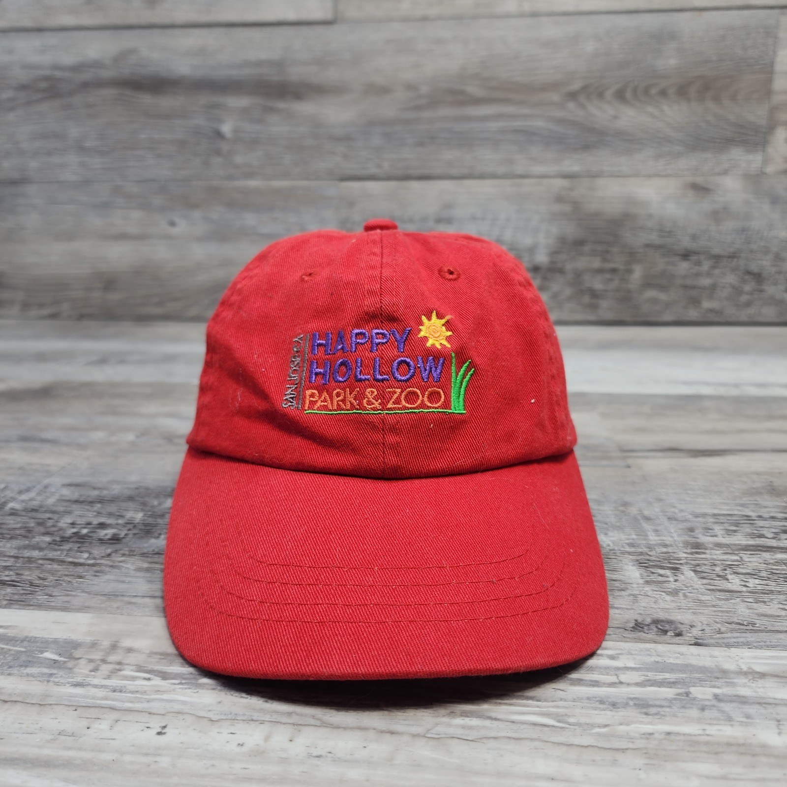 Happy Hollow Park And Zoo  Hat Cap Youth Kids Boys Adjustable Strapback