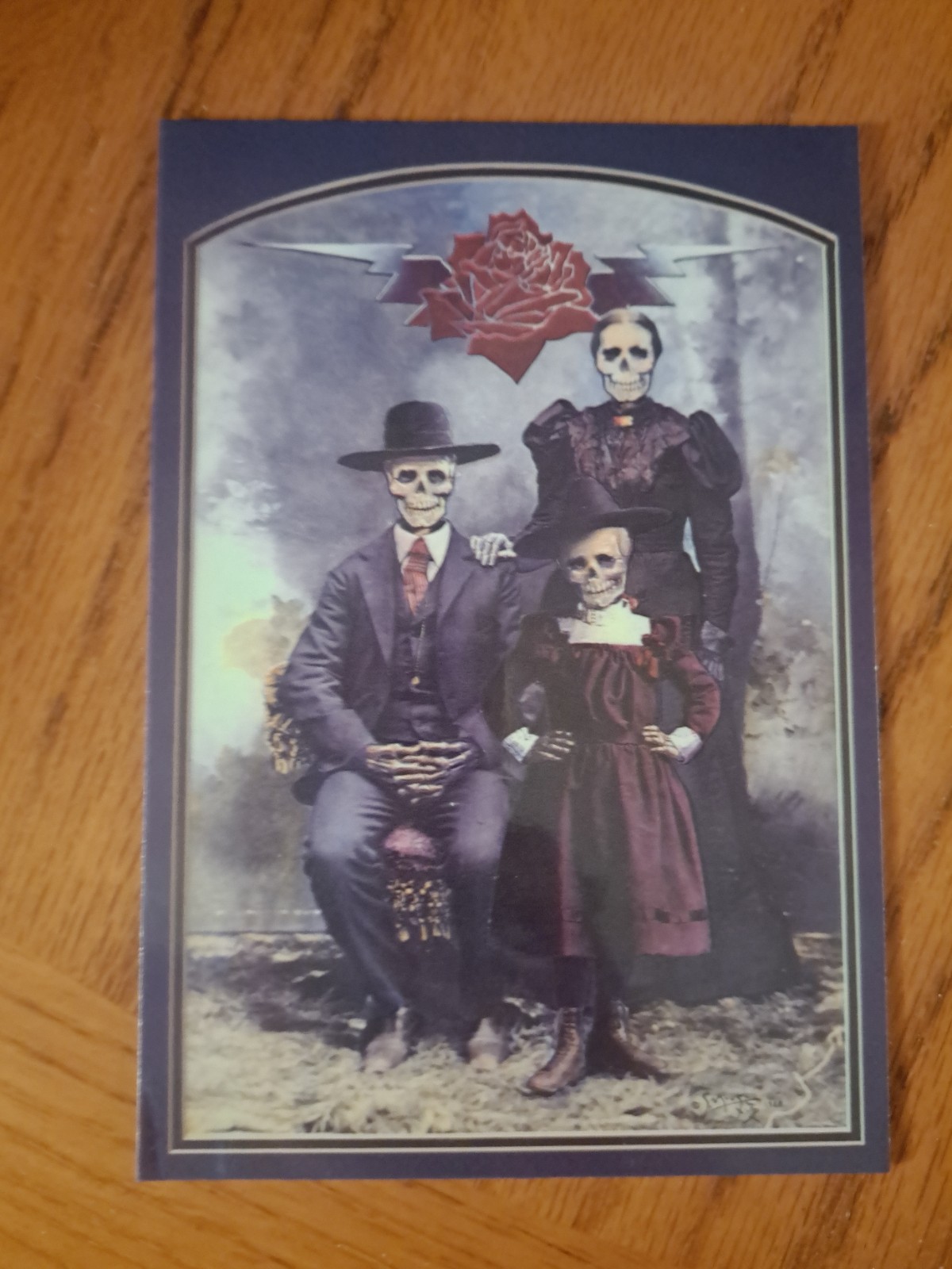 Rare-Stanley Mouse Grateful Dead Art - Dead Family Portrait postcard