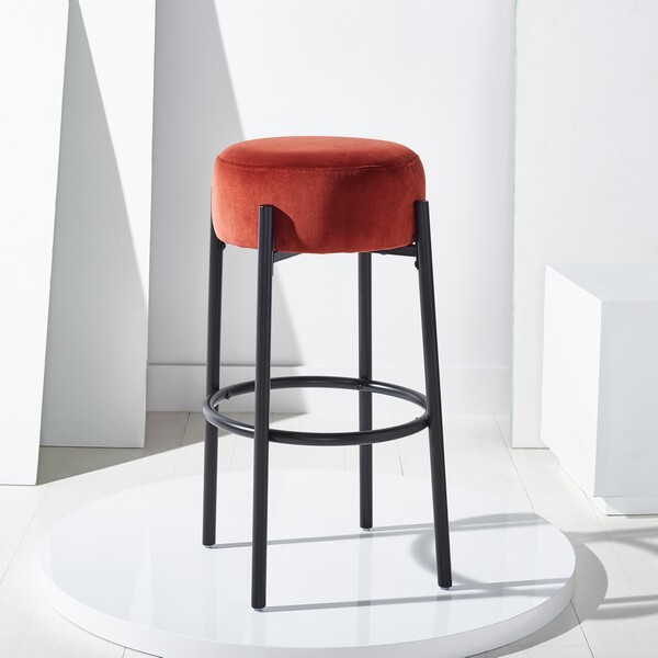 Safavieh PAISLEIGH METAL LEG BARSTOOL, Reduced Price 2172729025 SFV5031C