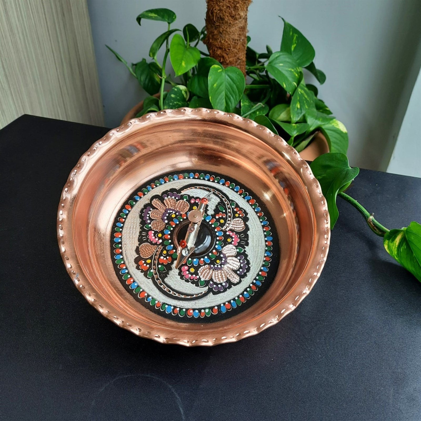 Handmade Copper Turkish Hammam  Bowl 20cm , Traditional Bath Spa Bowl Accessory