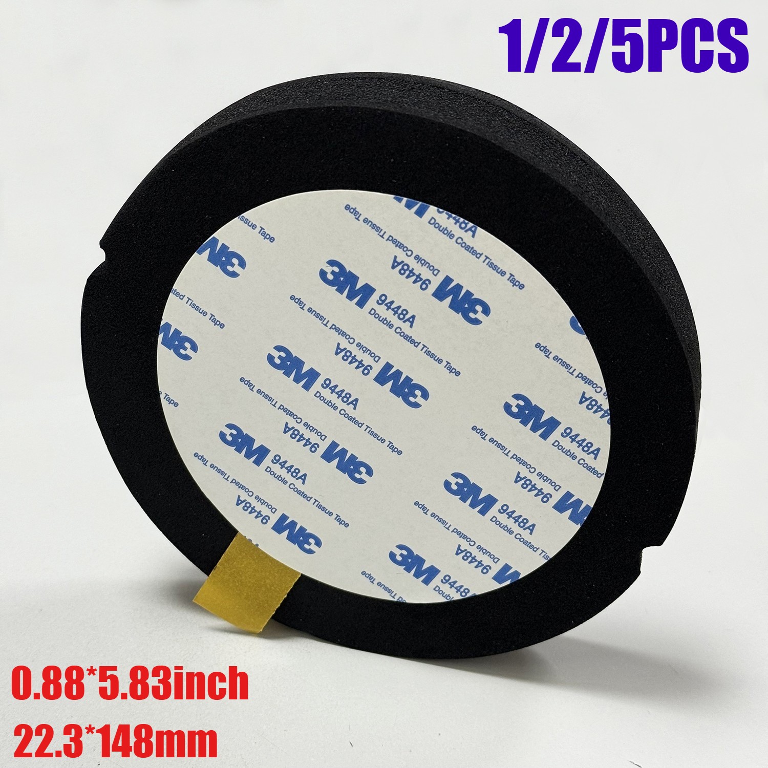 Roland KD 10 180 220 Foam Trigger Sensor Mesh Head Bass Kick Drum Pad,22.3*148mm