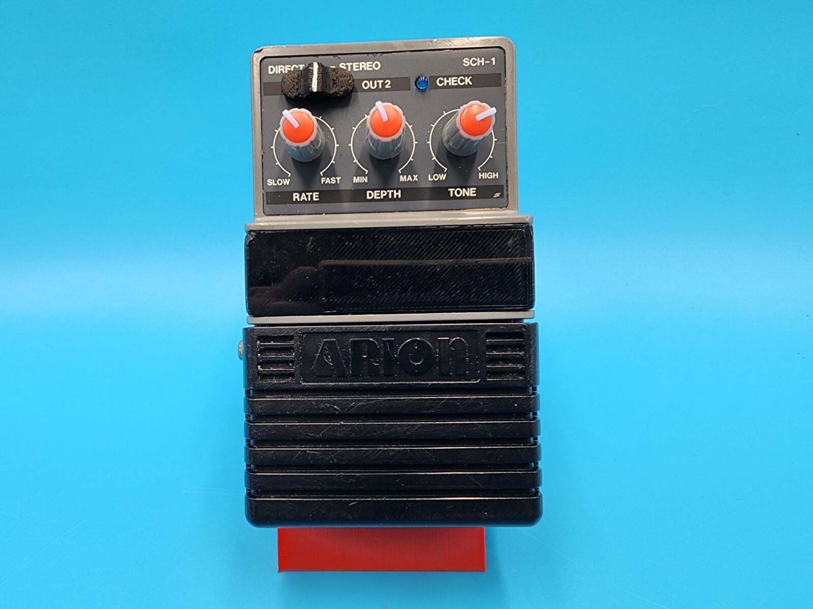 Rare 80s Arion SCH-1 Grey Box Stereo Chorus Guitar Effect Pedal Bass MIJ Japan