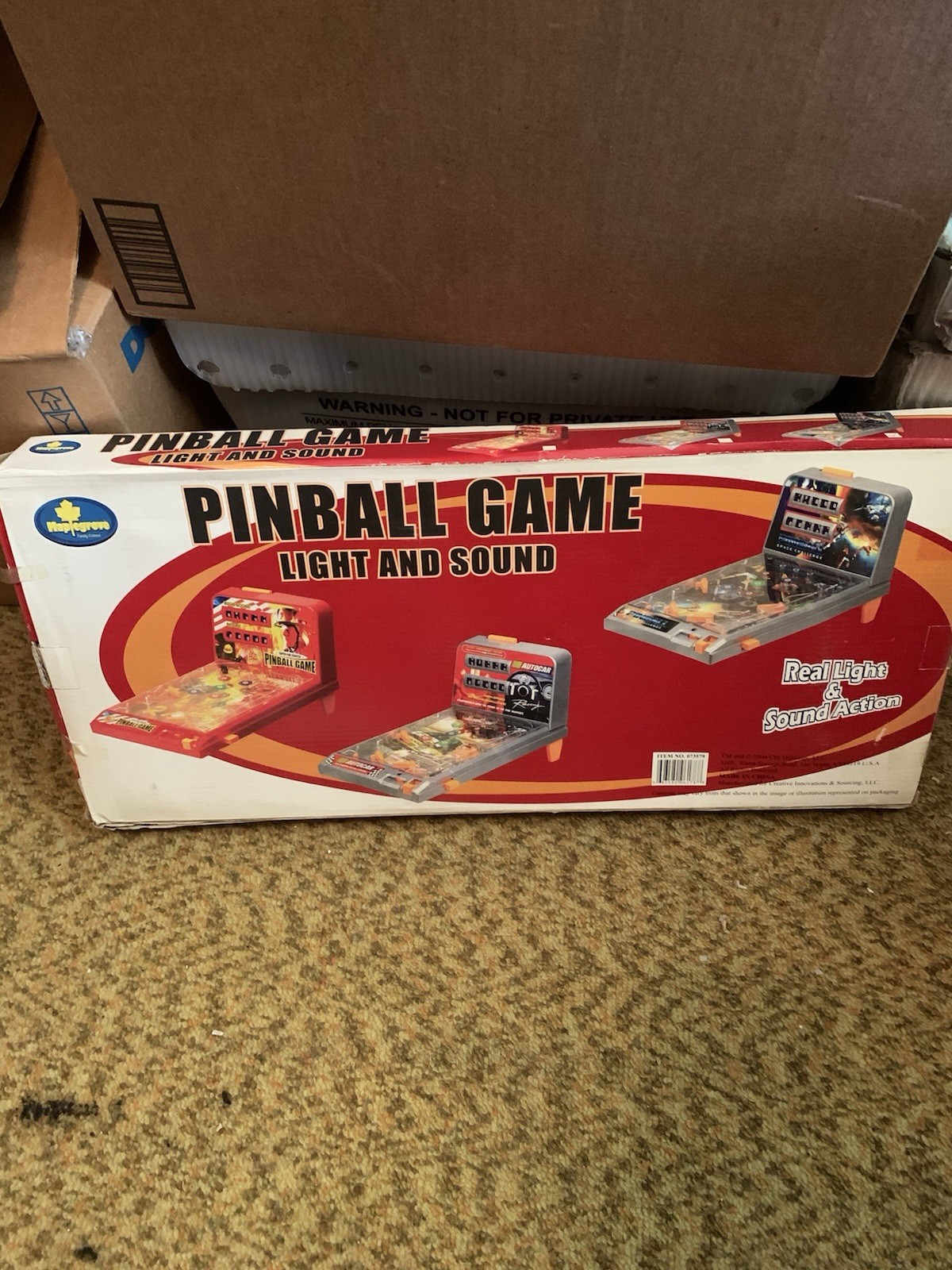 Table Top Pinball Game With Lights And Sounds