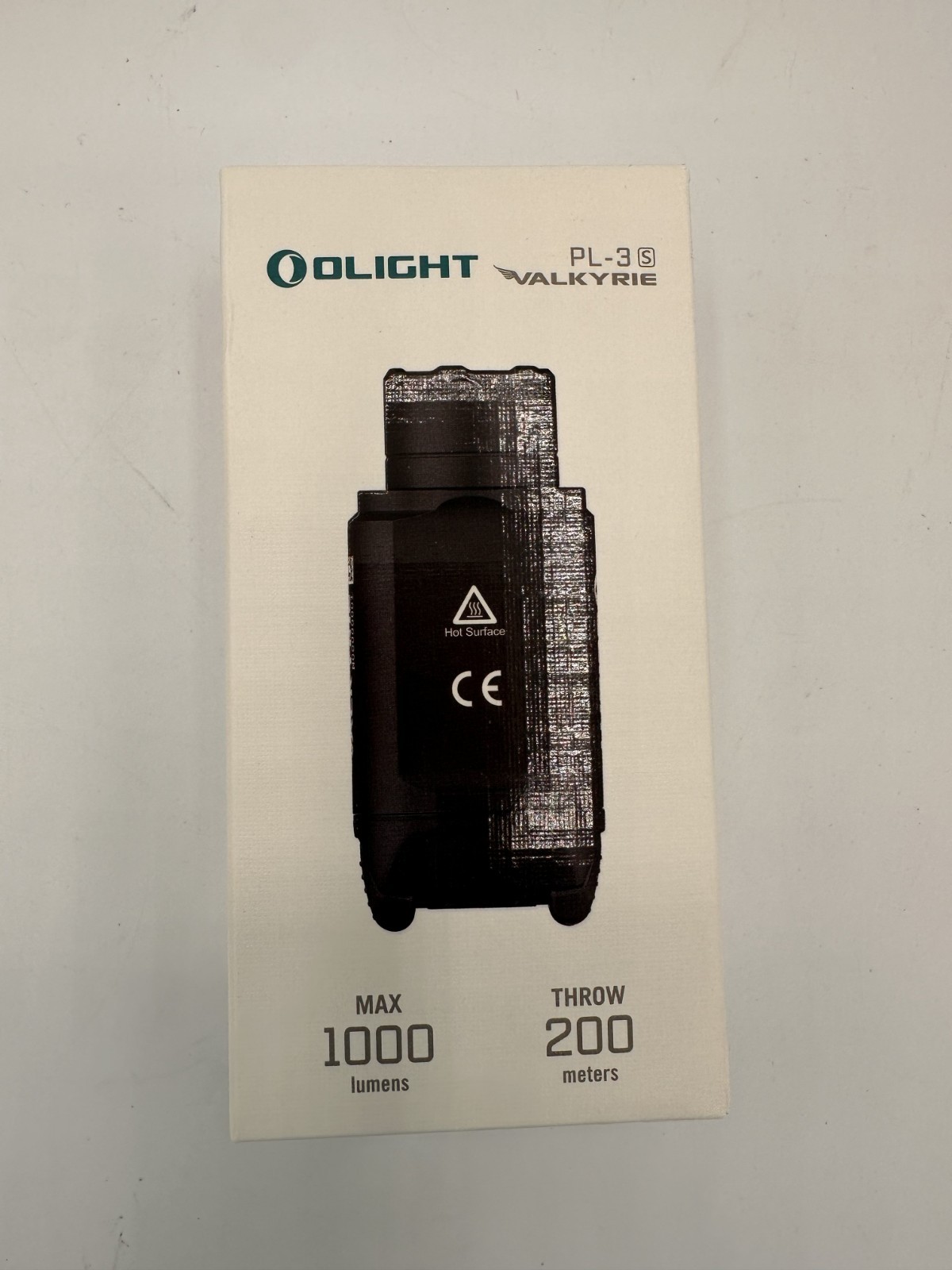 Olight PL-3S Valkyrie Compact WML Rail Mount Light 1000 Lumens Dessert Tan/Black