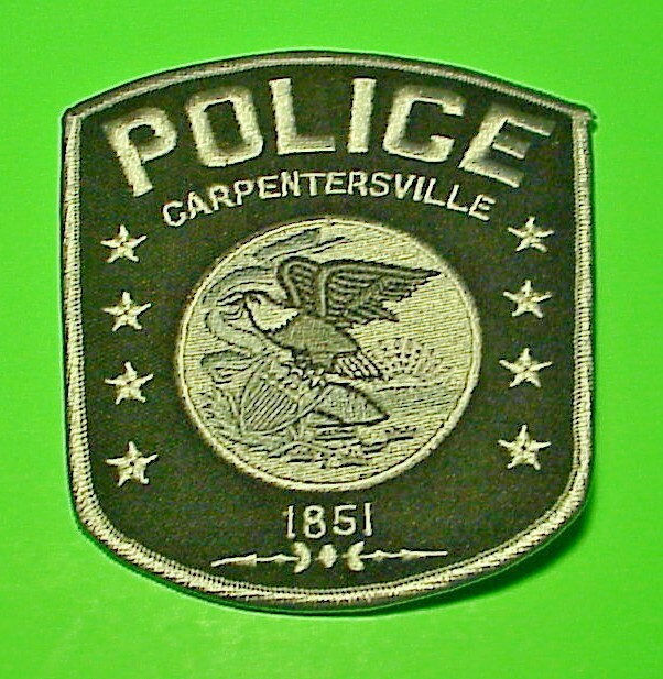 CARPENTERSVILLE  ILLINOIS  IL  SUBDUED  4 3/4"  POLICE PATCH  FREE SHIPPING!!!