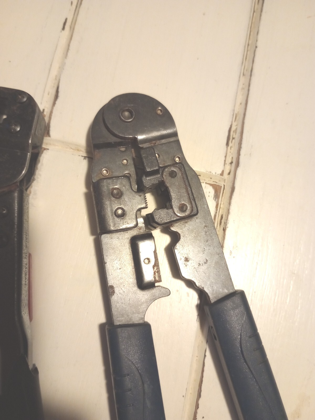 3 USED CRIMP TOOLS 8P8C,ALLEN , 6 COND STYLE TELEPHONE