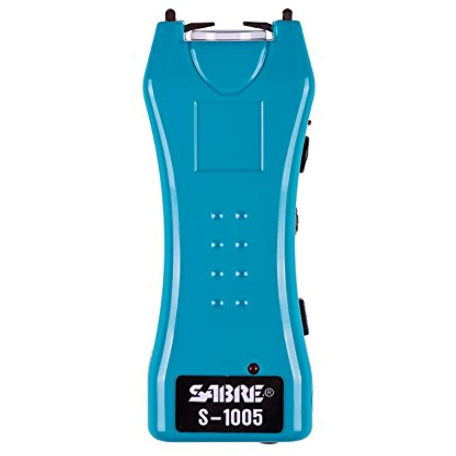 SABRE Compact 1.6 µC Stun Gun Flashlight — Emits 1.6 Powerful Pain Inducing