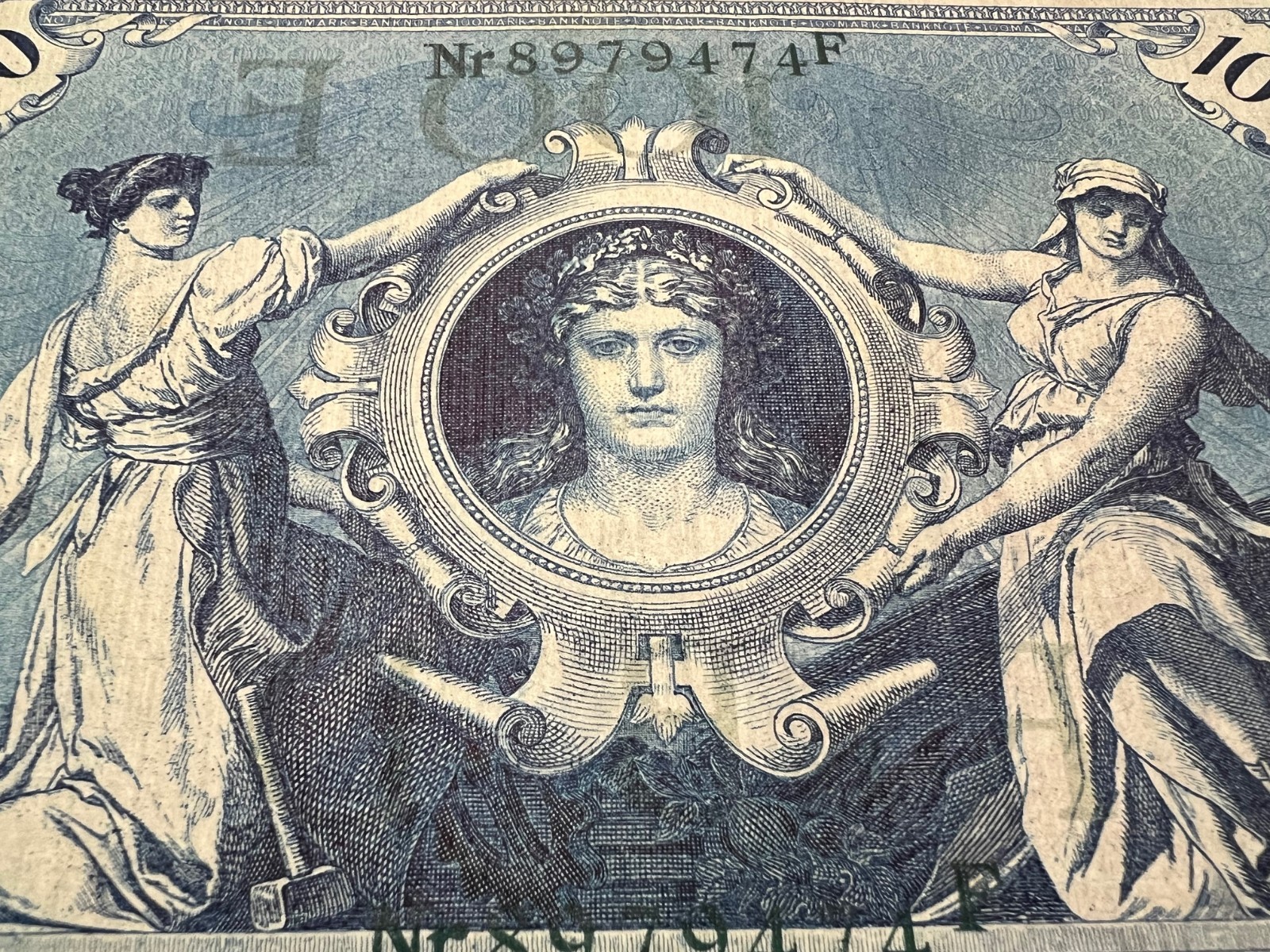 1908 Germany 100 Mark WWI Era Pre WWII Banknote World Paper Money Kaiser