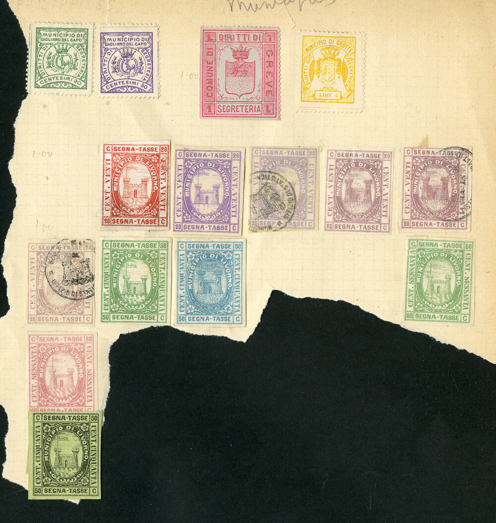Italy Proof Revenue 15x Some Proofs Quite Scarce on page