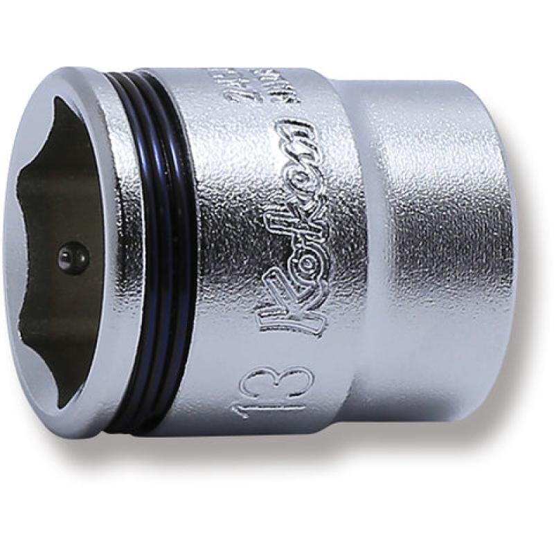 Koken 2450MS-13 1/4 Sq. Dr. Socket 13mm Nut Grip Length 20mm