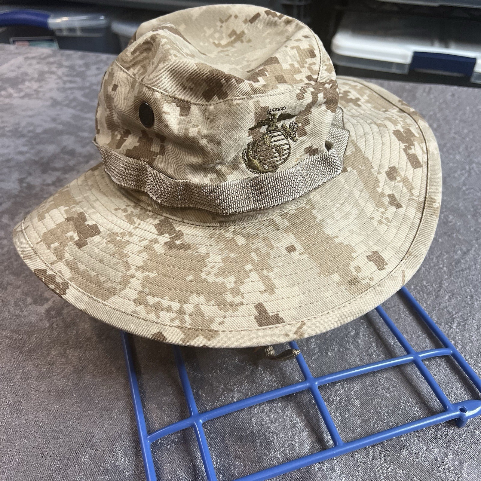 Marine Corp Field Cover Desert Size 7 Small Made in USA