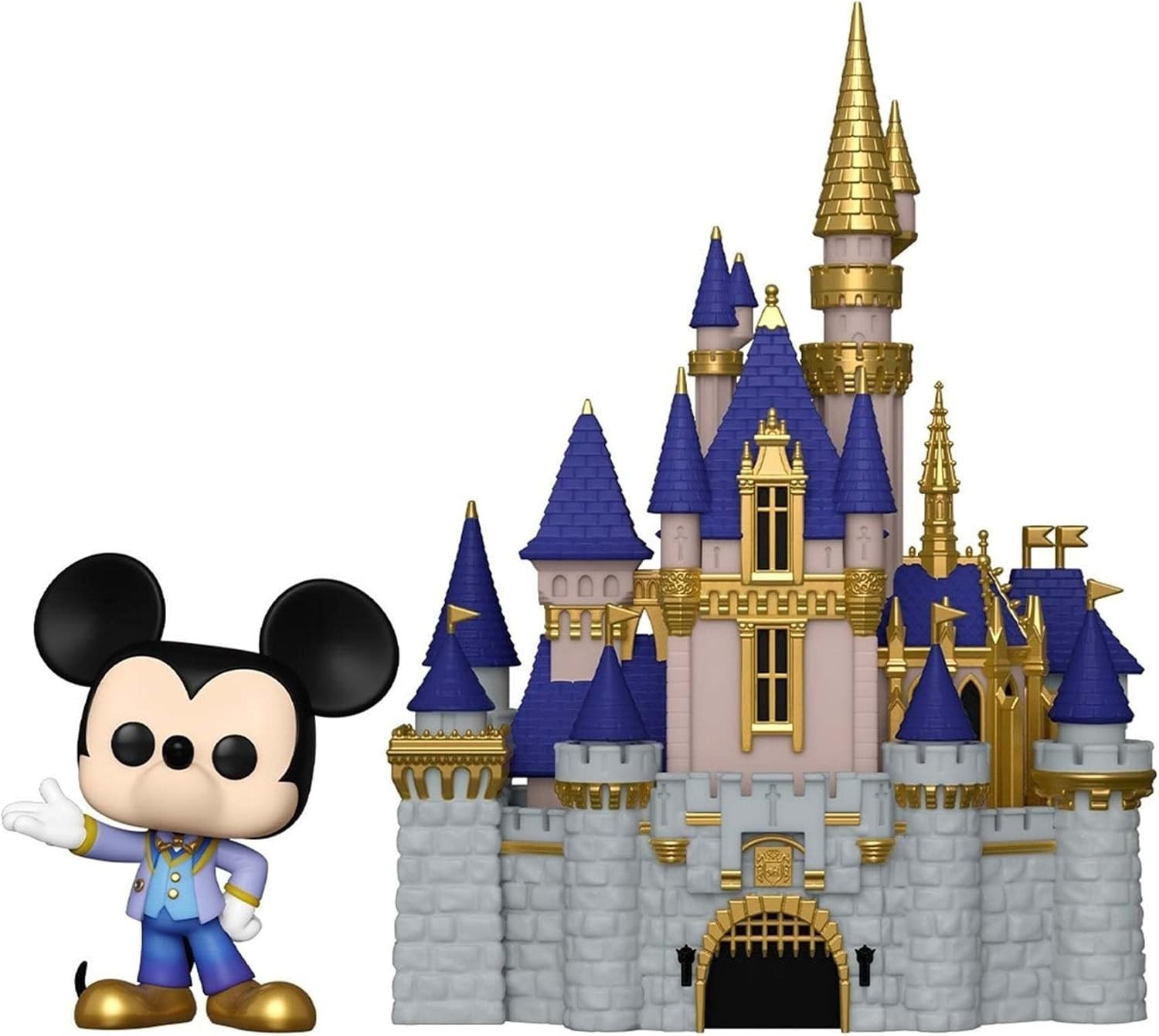 FLAWED Box Disney World Cinderella Castle /w Mickey Mouse Funko Pop Figure