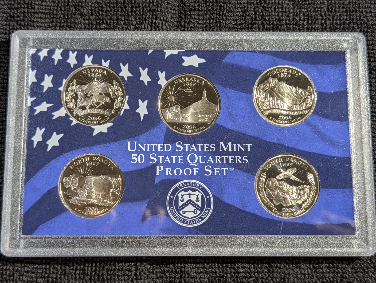 2006 US Proof set OGP COA