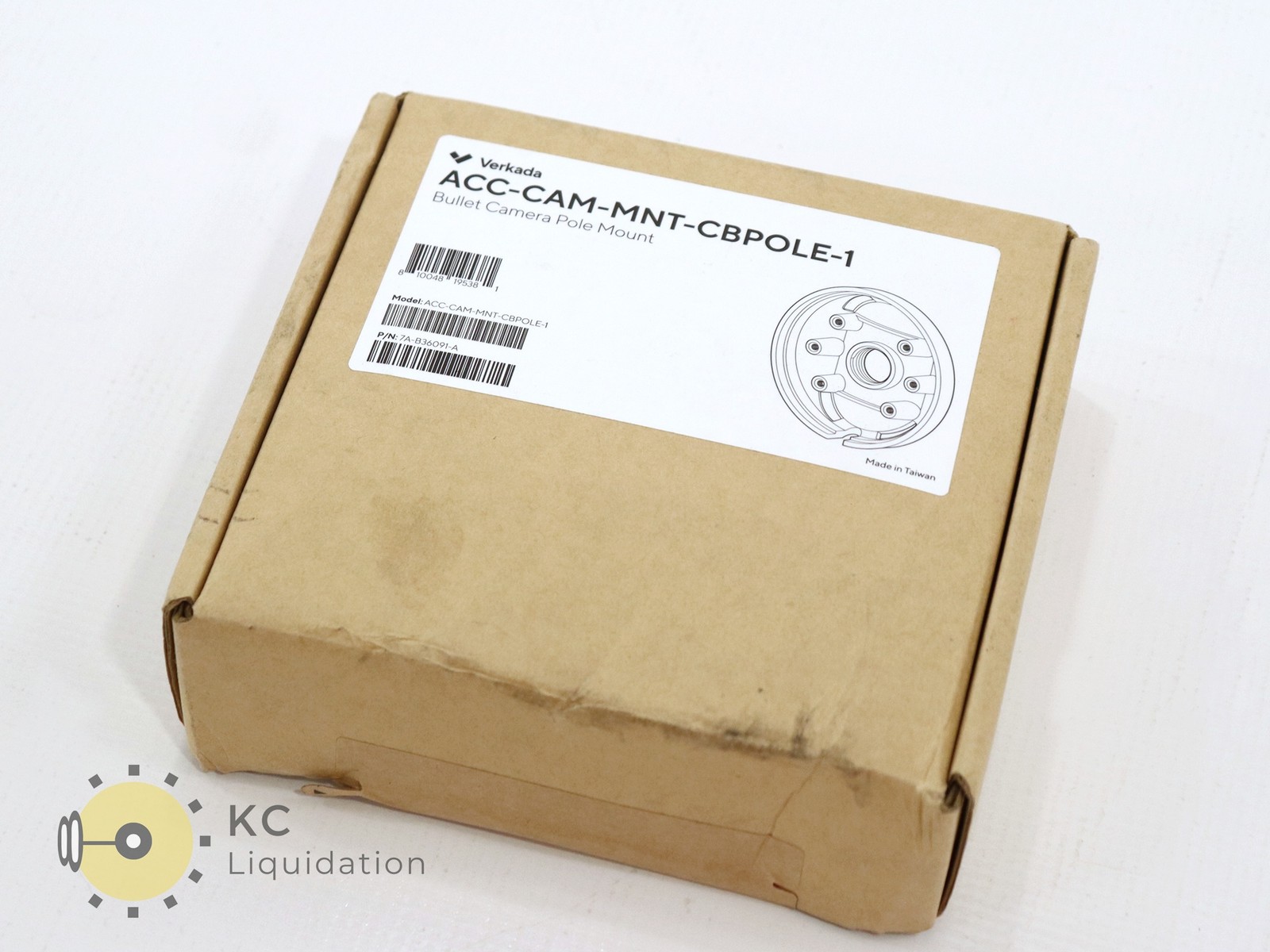 Verkada ACC-CAM-MNT-CBPOLE-1 Bullet Camera Pole Mount