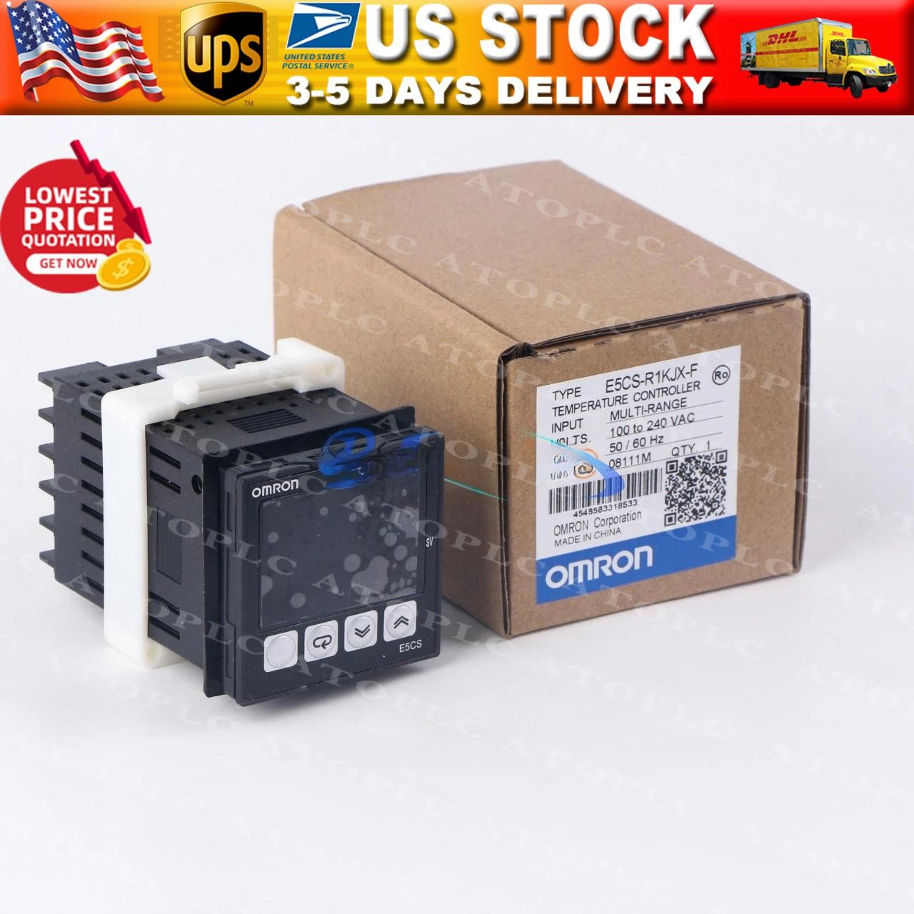 New In Box OMRON E5CS-R1KJX-F Temperature Controller