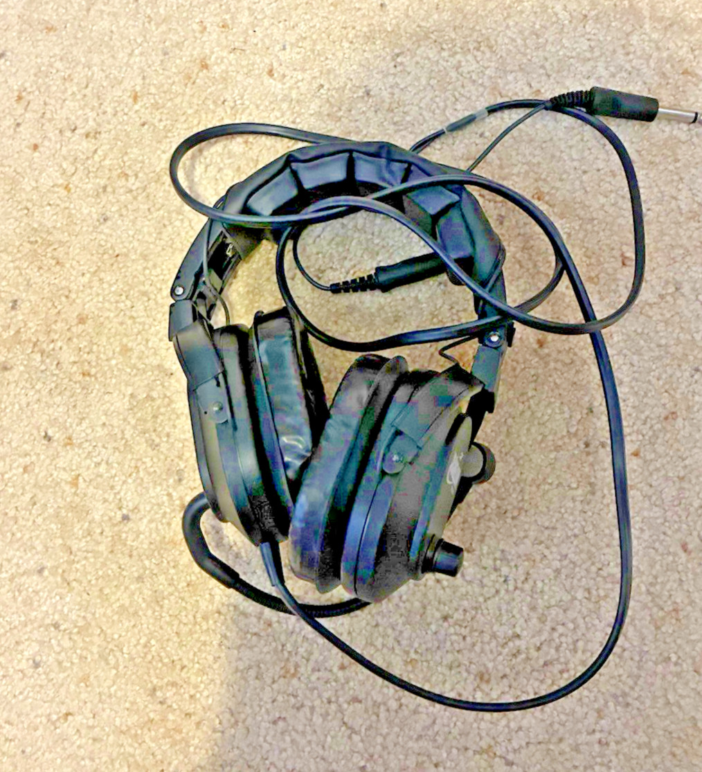 Telex Echelon Aviation "Noise Cancelling Headset" Tested Microphone Dual Plug