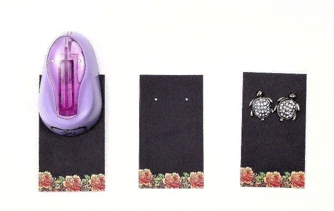Earring Card Punch, Easy Earring Double Post & Fishhook Earring Card Punch