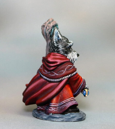 Dark Sword DSM-8162 Gabby Schnauzer Wizard with Staff & Sword (Critter Kingdoms)