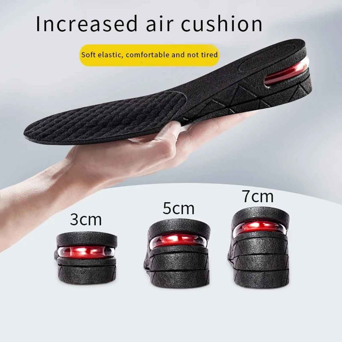 Soft comfortable heightening insole, men's insole women's insole heightened 7cm