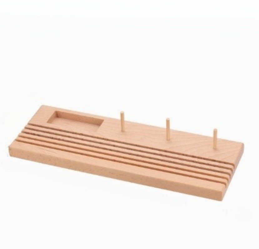 Ruler Organizer & Ruler Holder Beech Wood Ruler Rack & Storage in One DIY Tool