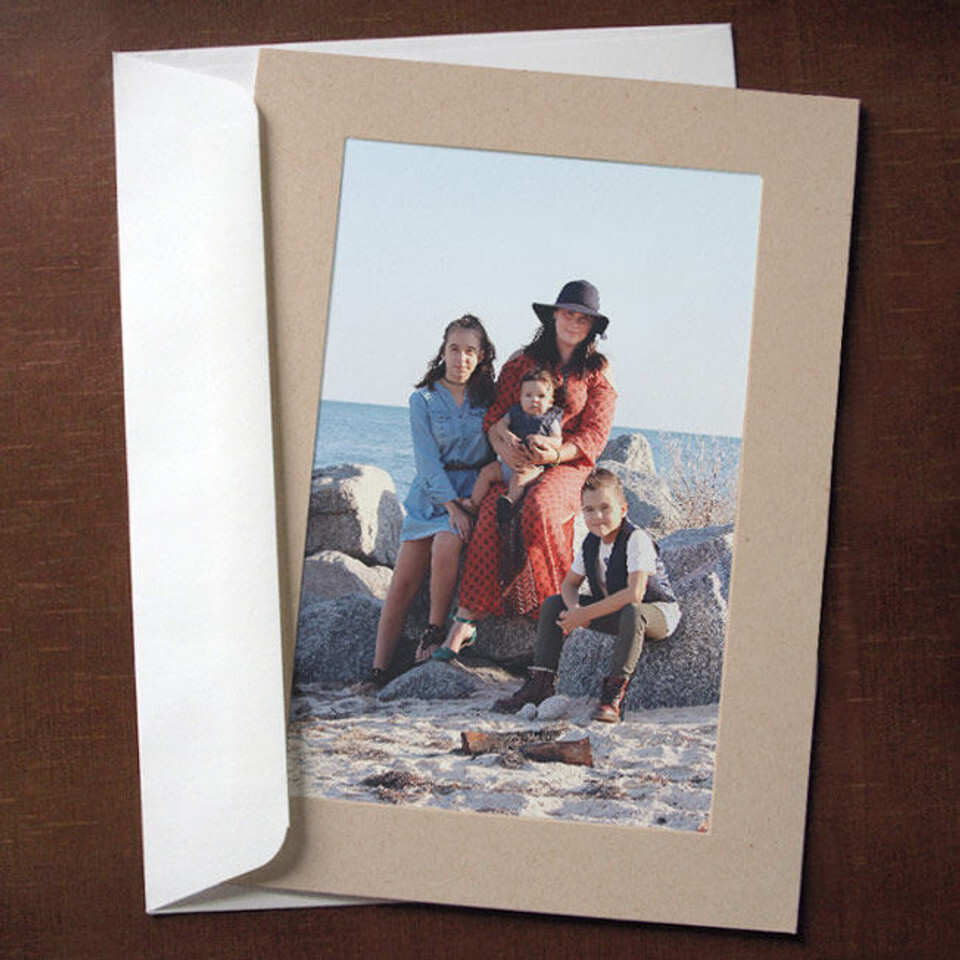 Simplicity Photo Insert Greeting Cards Desert Storm 10 Pack