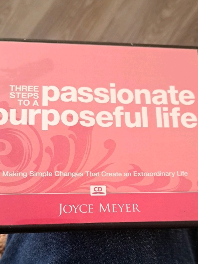 Joyce Meyer Audio Three Steps to A PURPOSEFUL Life TEACHER GUIDE Self Help