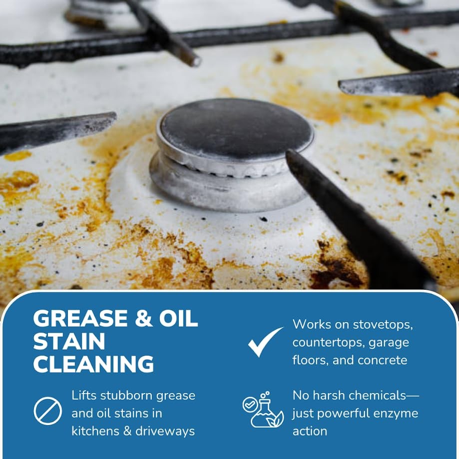 DissolveIt Max Enzyme Cleaner Bird Dropping Cleaner Dissolves Waste – Treat...