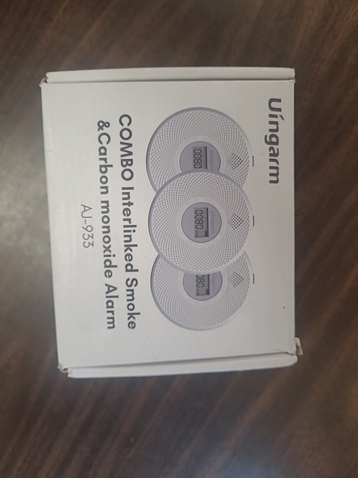 Interconnected Smoke & Carbon Monoxide Detector 10-Year Lithium 3 Pack Wireless