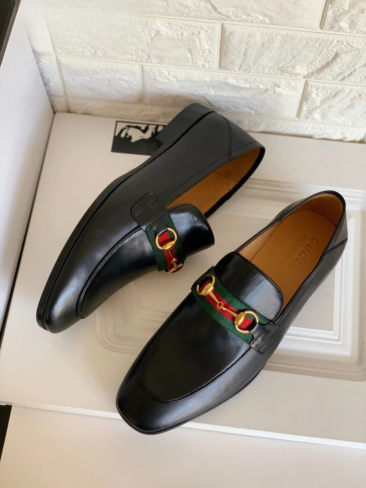 Men's Handmade Leather Shoes, Fashion Loafers, Black Formal Dress Shoes Men