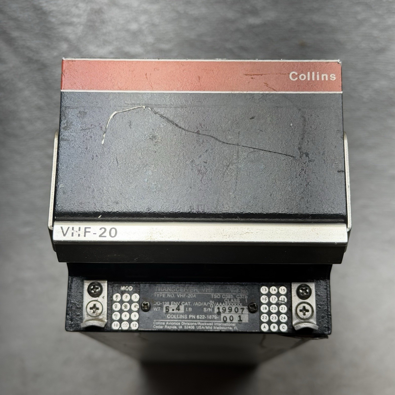 Collins Aerospace VHF-20A VHF Transceiver Module 622-1879-001 W/ Mods