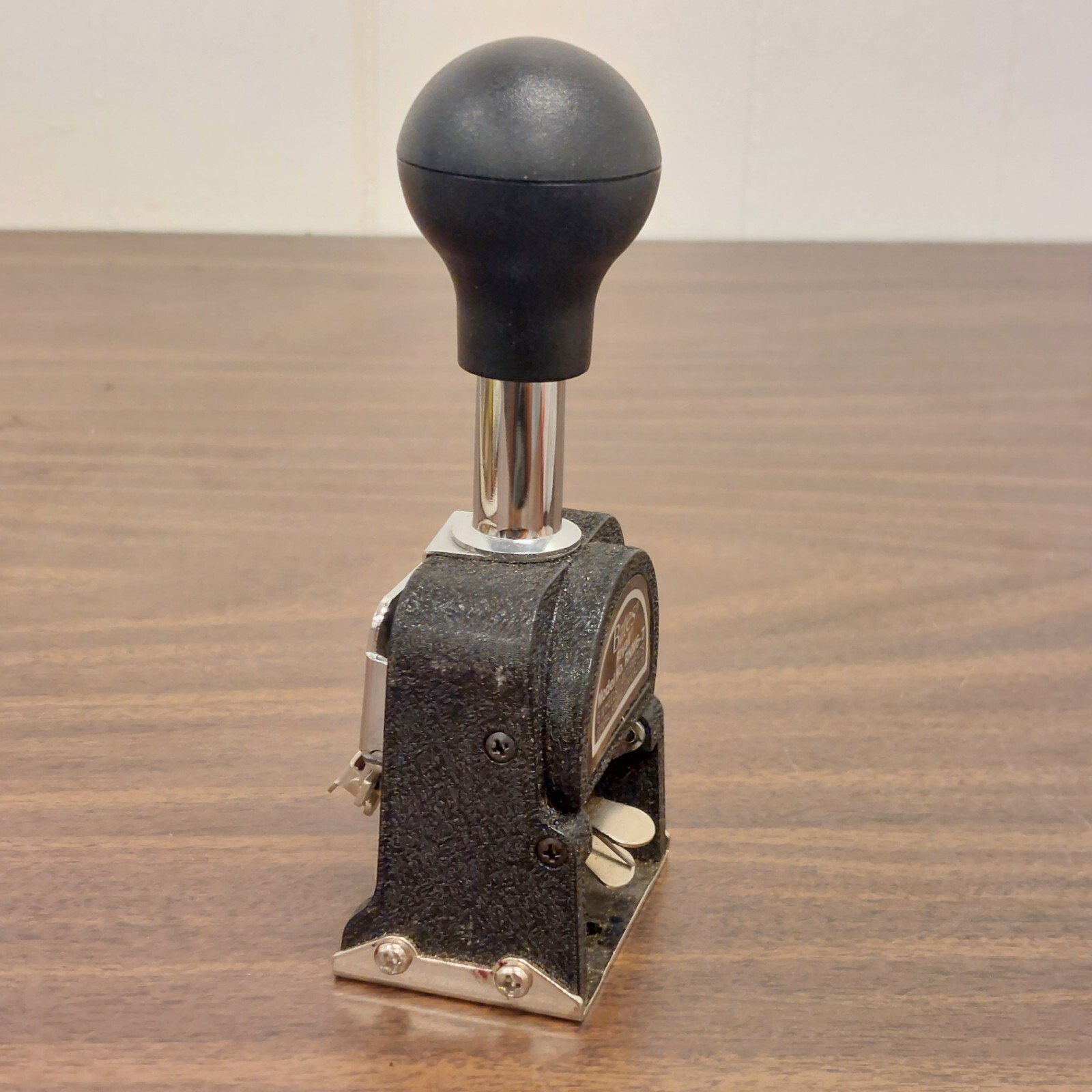 Bates Royall RNM6-7 Automatic Numbering Machine Ink Stamp 6-Wheels 7-Movements
