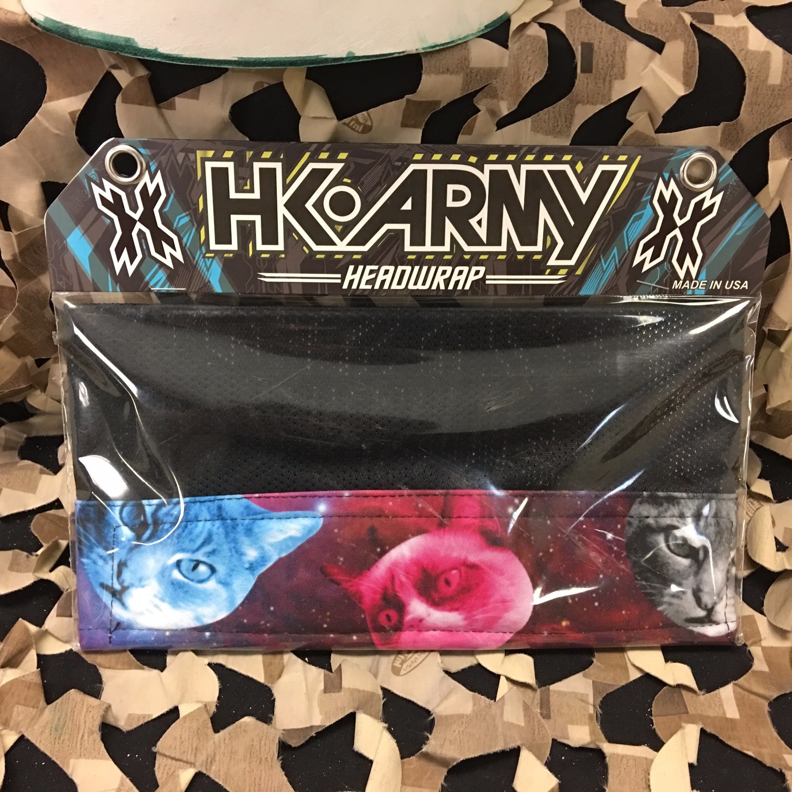 NEW HK Army Headwrap - Space Cats