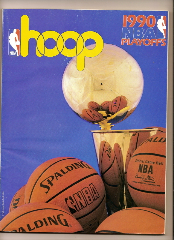 1990 NBA Playoffs Program Bulls Sixers 2nd round